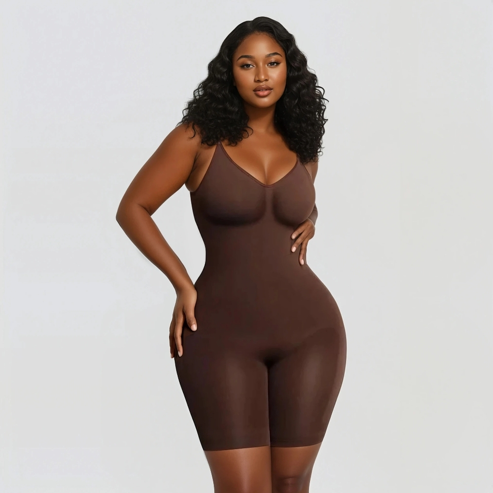 TAUTX "TRUFFLES" SCULPT SHAPEWEAR BODYSUIT WITH SHORTS NWT!